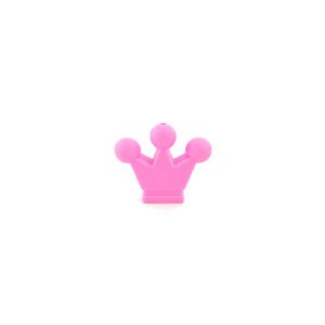 силиконовая фигурка-корона 35*30*7 мм цвет розовый
