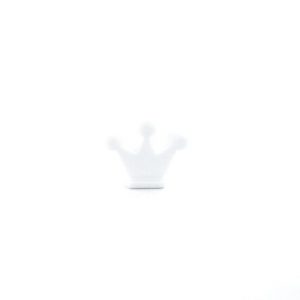 силиконовая фигурка-корона 35*30*7 мм цвет белый