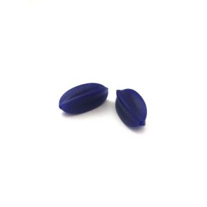 силиконовая бусина старфрут 30*10*10 мм цвет темно синий