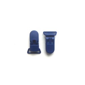 пластиковая клипса с расширенным креплением 43*20*9 мм синяя