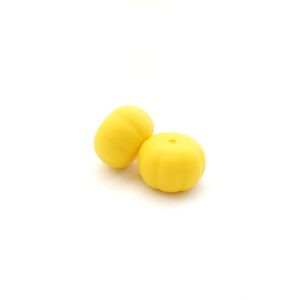силиконовая тыковка желтая 19,5*13 мм