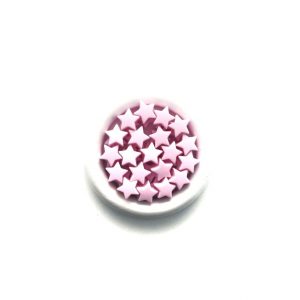силиконовая мини-звездочка 14*14*8 мм бледно розовая