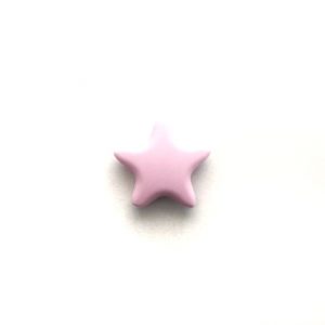 силиконовая звезда гладкая 45*45*8 мм бледно розовая
