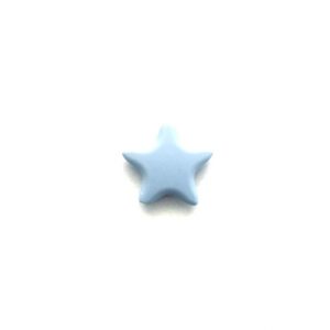 силиконовая звезда гладкая 45*45*8 мм нежно голубая