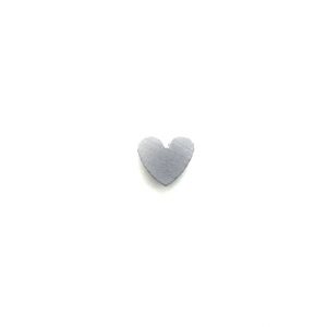 деревянное мини сердце (вытянутое) 21*18*8 мм серебро