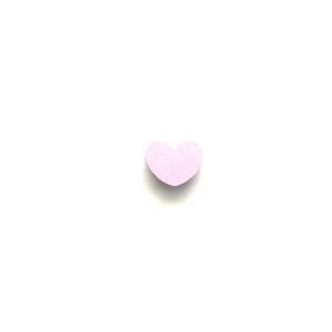 деревянное мини сердце 21*16*8 мм бледно розовое