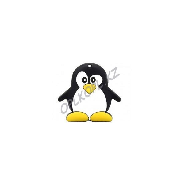силиконовый прорезыватель пингвин 70*76*13 мм цвет черно-белый