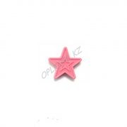 силиконовая звезда в звезде 30*30 мм цвет коралловый