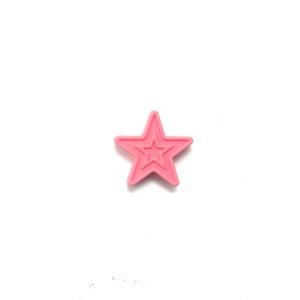 силиконовая звезда в звезде 30*30 мм цвет коралловый