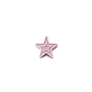 силиконовая звезда в звезде 30*30 мм цвет гиацинт