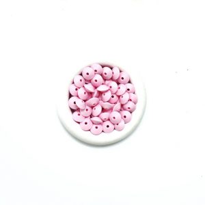 силиконовые линзы 12*7 мм заостренные бледно розовые