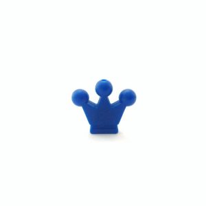 силиконовая фигурка-корона 35*30*7 мм цвет светло синий