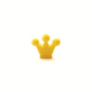 силиконовая фигурка-корона 35*30*7 мм цвет желтый
