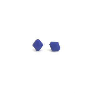 силиконовые бусины бриллиант 13*13*14 мм цвет темно синий