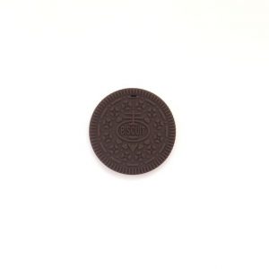 силиконовый прорезыватель печенье 55*55*12 мм шоколад
