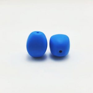 силиконовые оливки 20*17 мм голубые