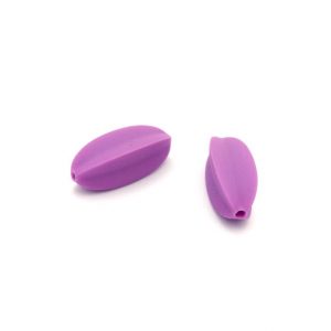 силиконовая бусина старфрут 30*10*10 мм фиолетовая