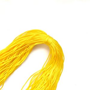 шнур сатиновый желтый 1,7 мм 1 метр