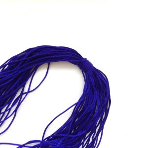 шнур сатиновый синий 1,7 мм 1 метр