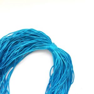 шнур сатиновый голубой 1,7 мм 1 метр