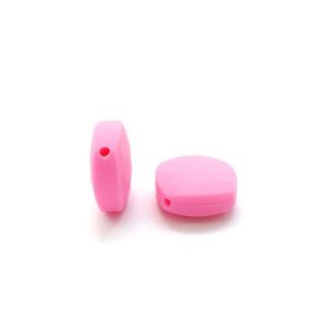 силиконовый ромбик 21 мм розовый