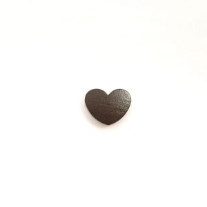 деревянное мини сердце 21*18*8 мм коричневое