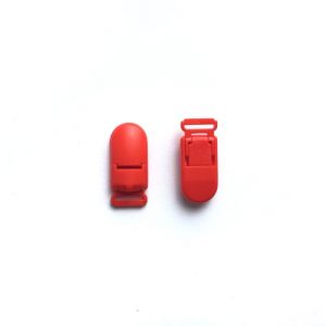 стандартная пластиковая клипса 40*18*10 мм красная