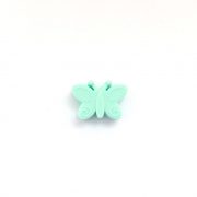 бусина-бабочка силиконовая 30*22*11 мм цвет мята