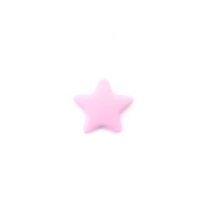 силиконовая звезда гладкая 45*45*8 мм нежно розовая