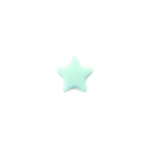силиконовая звезда гладкая 45*45*8 мм мятная