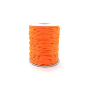 шнур сатиновый морковный 1,5 мм 1 метр