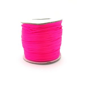 шнур сатиновый ярко розовый 1,5 мм 1 метр