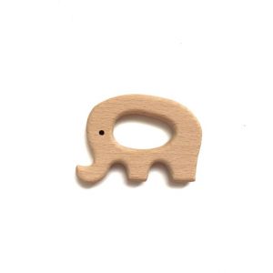 деревянный прорезыватель слон 65*55*11 мм