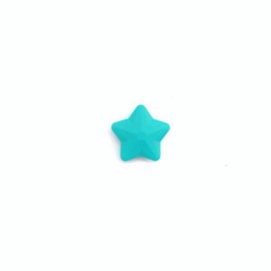 фактурная звезда с гранями 40*35*12 мм цвет бирюза