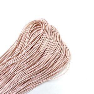 резинка для растяжек и игровых комплексов 3 мм цвет пудровый розовый (1 метр)