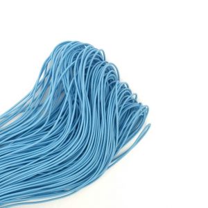 резинка для растяжек и игровых комплексов 3 мм цвет голубой (1 метр)