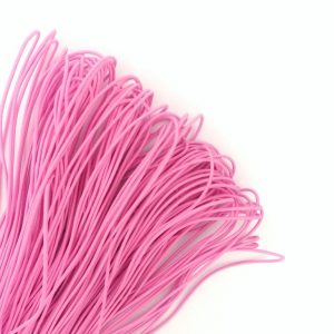 резинка для растяжек и игровых комплексов 3 мм цвет розовый (1 метр)
